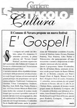 Corriere di Novara 01-09-05