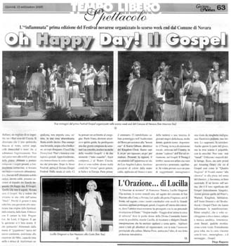 Corriere di Novara 15-09-05