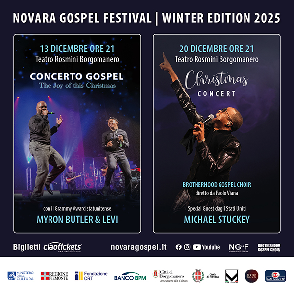 Novara Gospel Festival 2025 - Winter Edition - 2-Nights Ticket