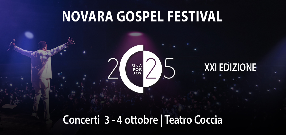 Concerti Novara Gospel Festival 2025 - Ventunesima Edizione